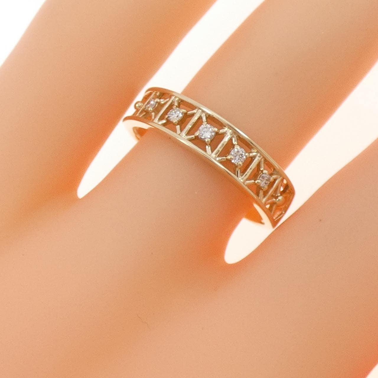 K10YG ダイヤモンド リング