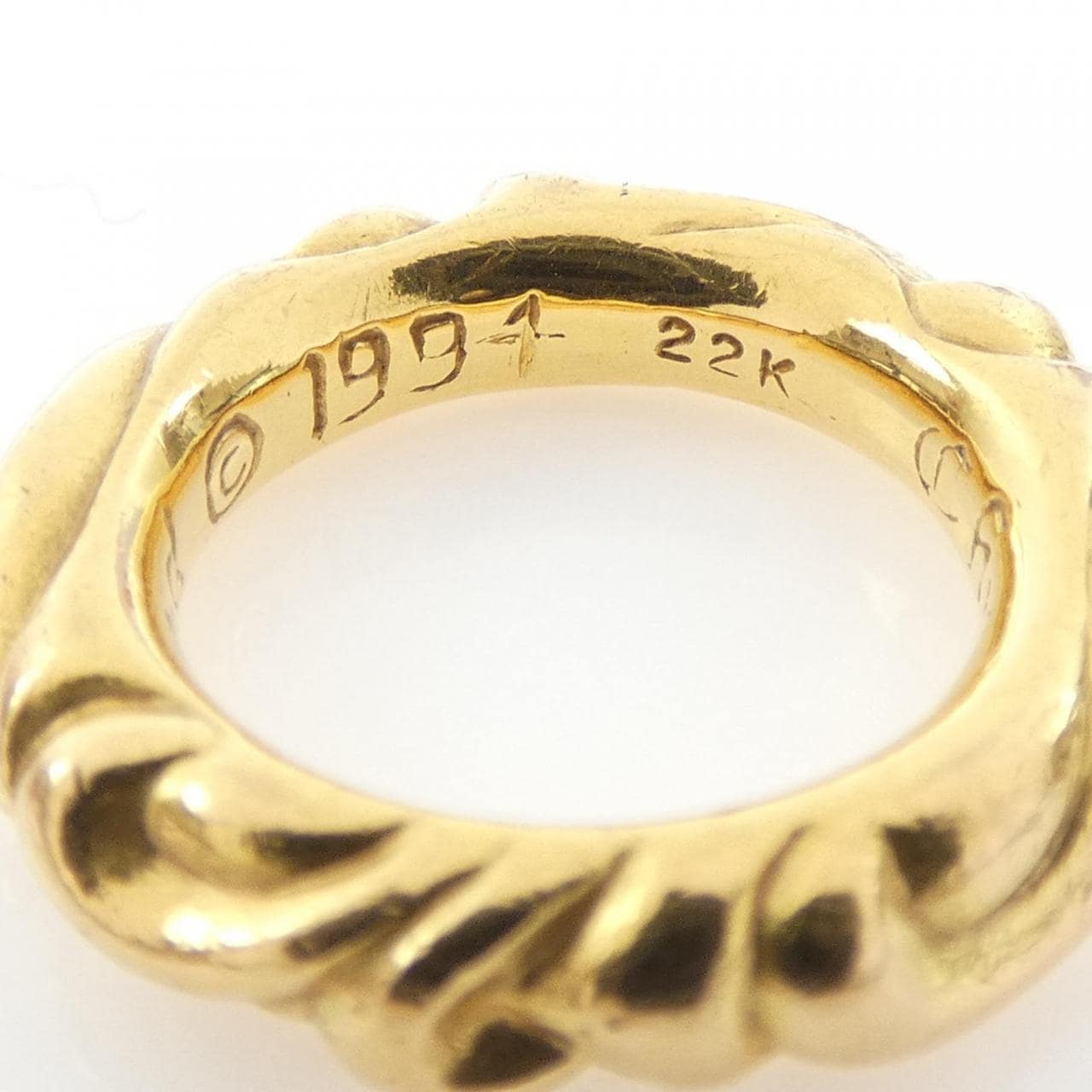 クロムハーツ CHROME HEARTS SCROLL BAND 2373 304 3500 RING