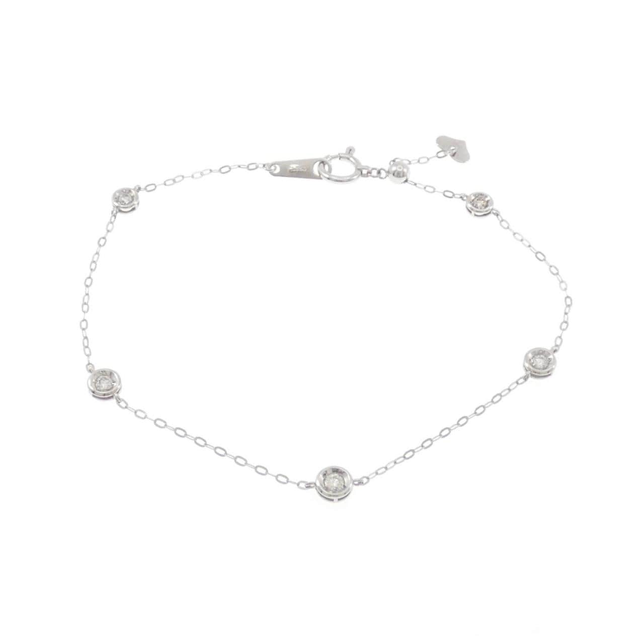 PT950/PT850 ダイヤモンド ブレスレット 0.15CT