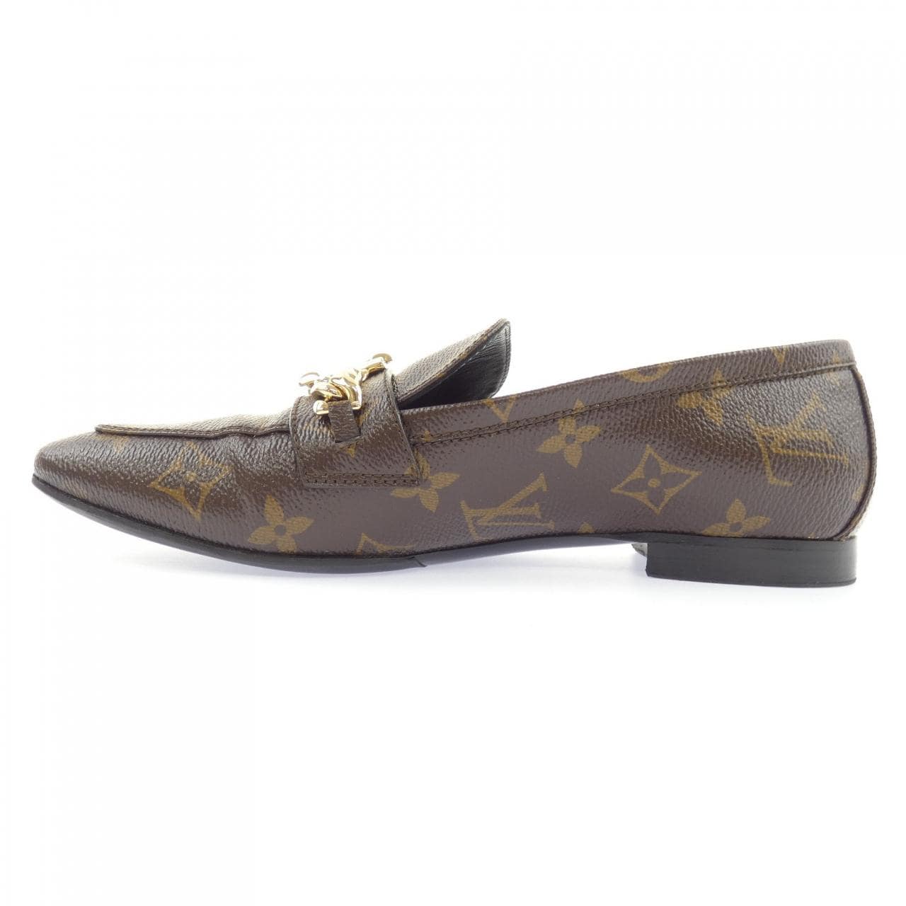 ルイヴィトン LOUIS VUITTON パテントモノグラムキャンバス アッパーケースライン シューズ