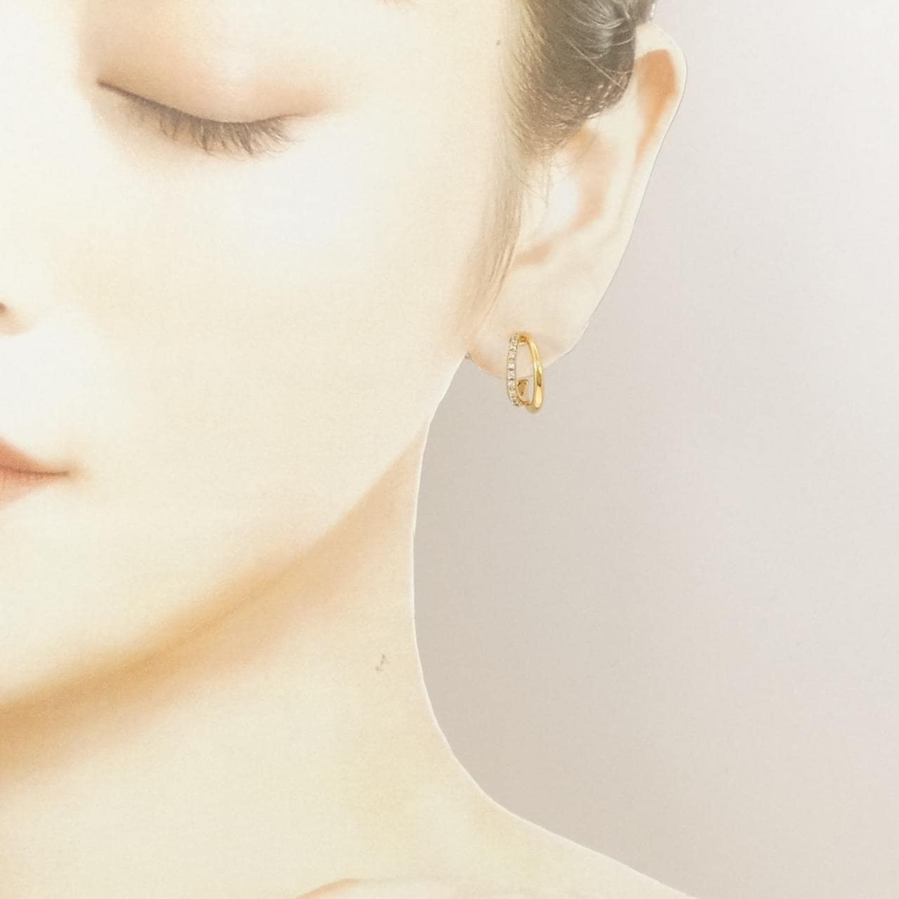 エテ キュービック イヤリング