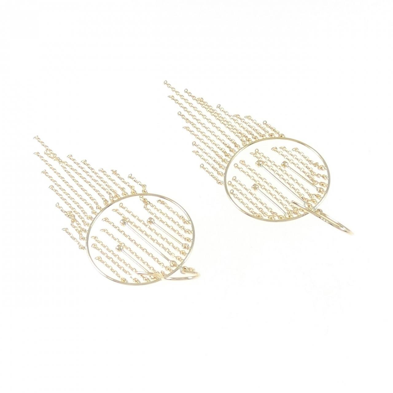 K18YG ダイヤモンド ピアス 0.06CT