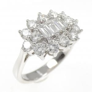 750WG ダイヤモンド リング 1.24CT