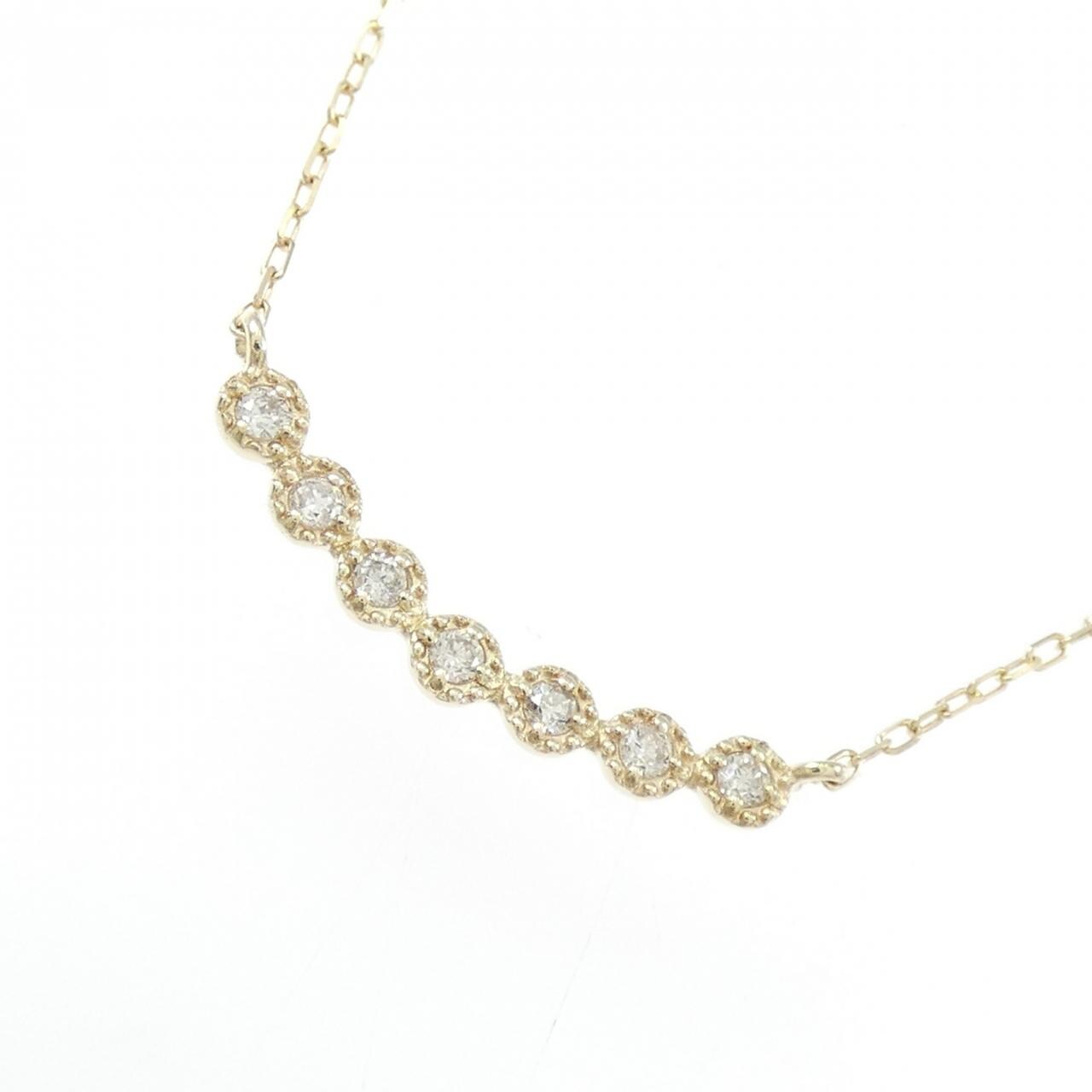 K10PG ダイヤモンド ネックレス 0.07CT