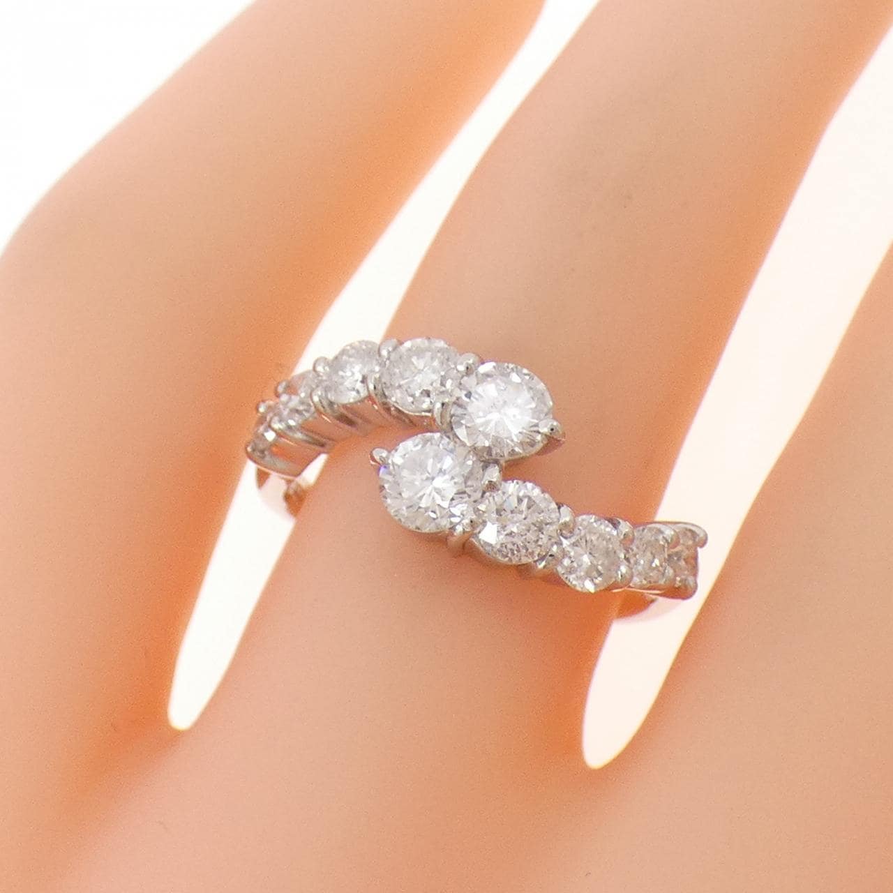PT900 Diamond Ring 1.13CT