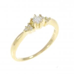 K18YG ダイヤモンド リング 0.139CT
