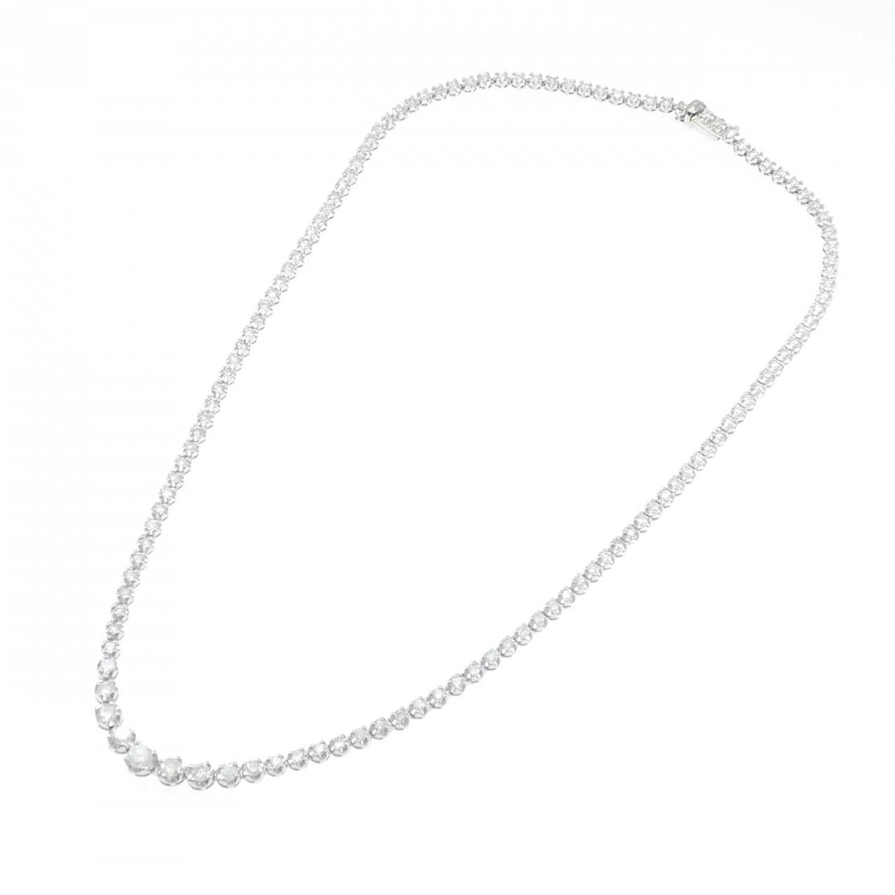 PT900/PT850 ダイヤモンド ネックレス 4.00CT