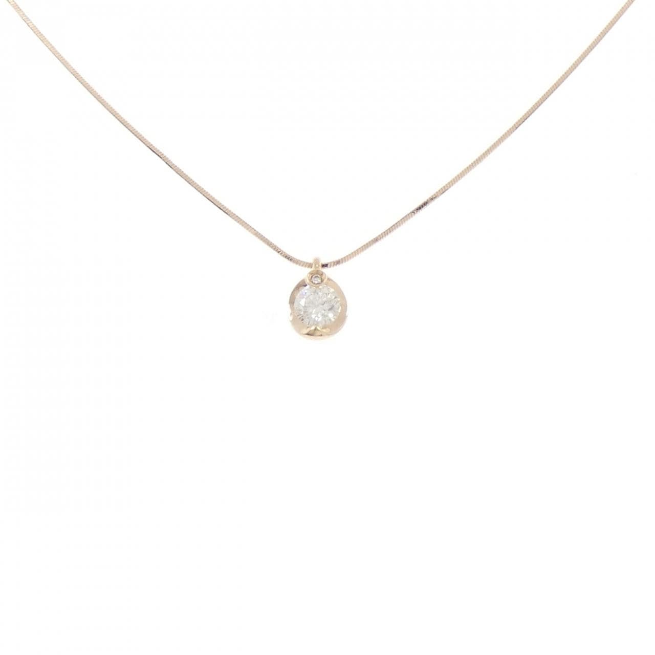 K18PG ダイヤモンド ネックレス 0.30CT