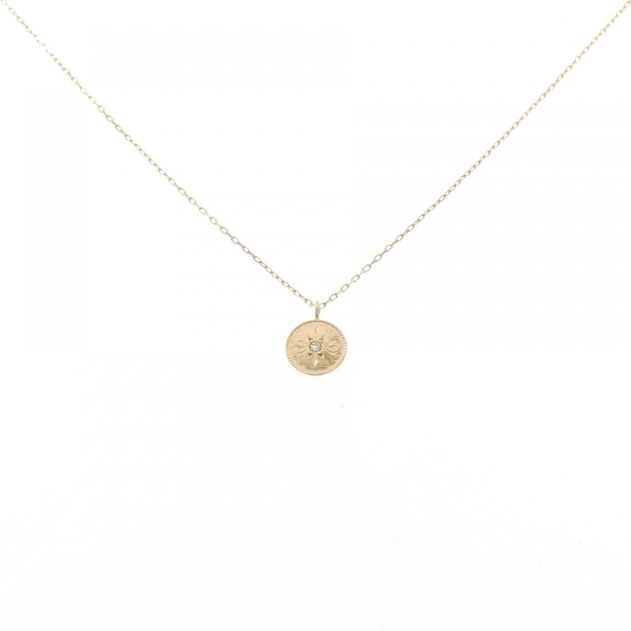 アガット ダイヤモンド ネックレス 0.01CT