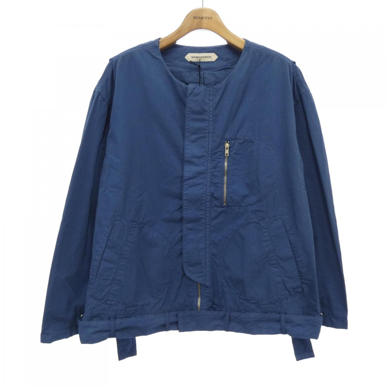 LoNamacheko ナマチェコ Lorin jacket M ブルー ブルゾン - ノーカラー 