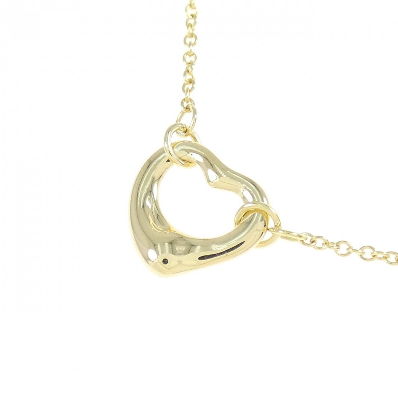 TIFFANY open heart 5P necklace