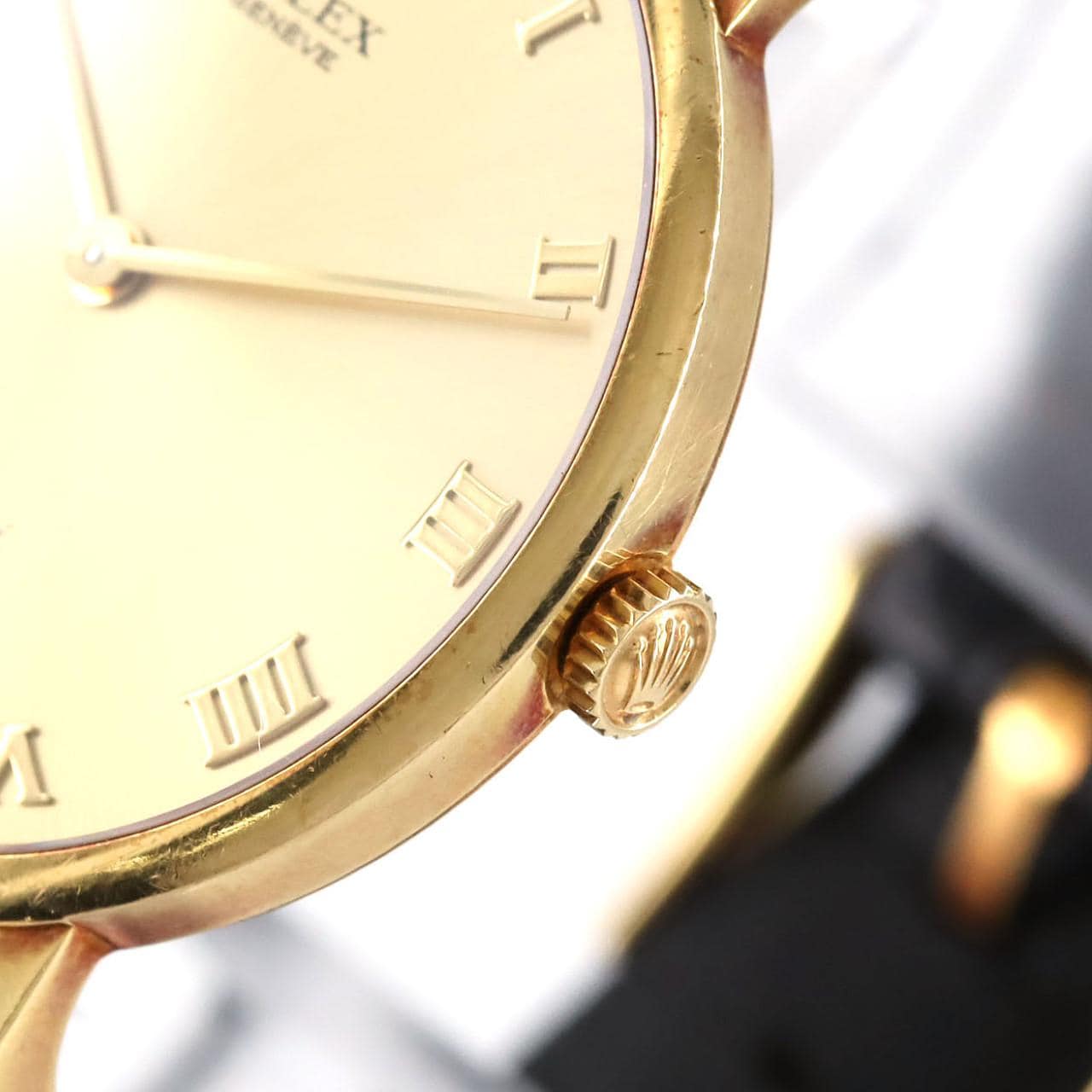 【ノーメンテナンス特価】ロレックス チェリーニ YG 5112/8 YG 手巻 N番