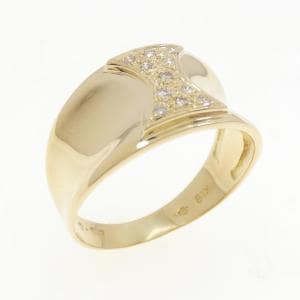 K18YG ダイヤモンド リング 0.07CT