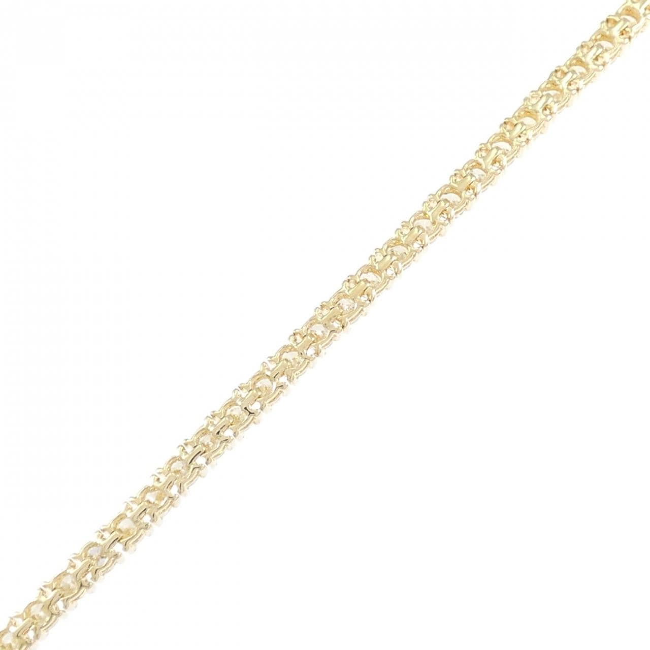 K18YG ダイヤモンド ブレスレット 3.40CT