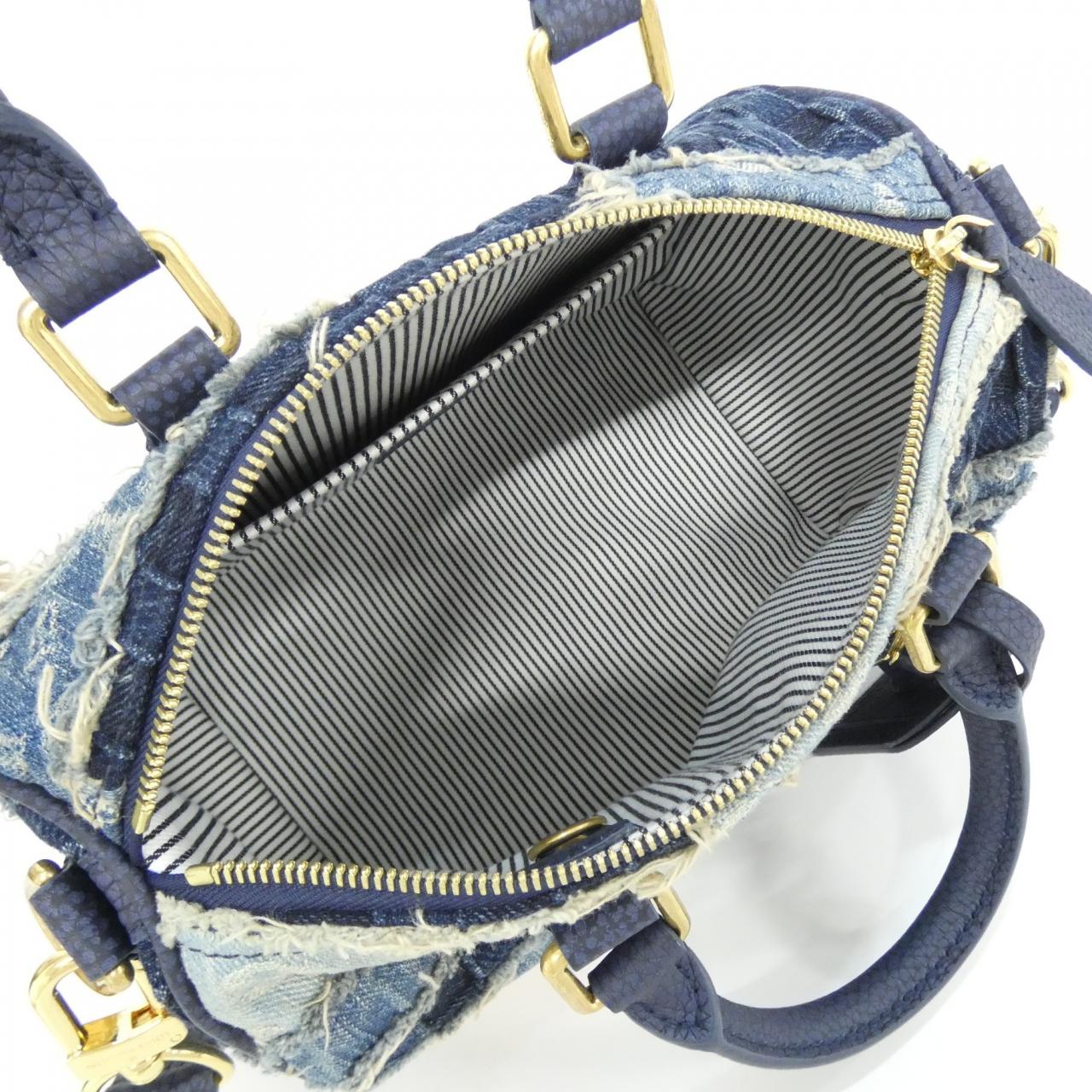ルイヴィトン デニム ポロ ランドスケープ スピーディ バンドリエール 25cm M15276 バッグ