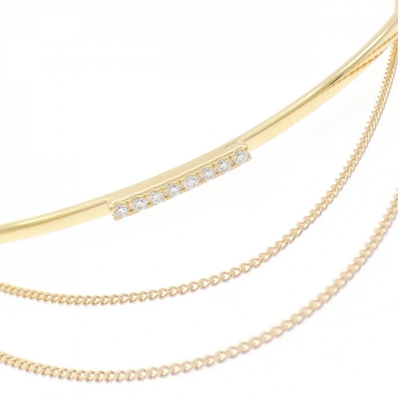 アーカー シャンデリアチェーン バングル 0.04CT