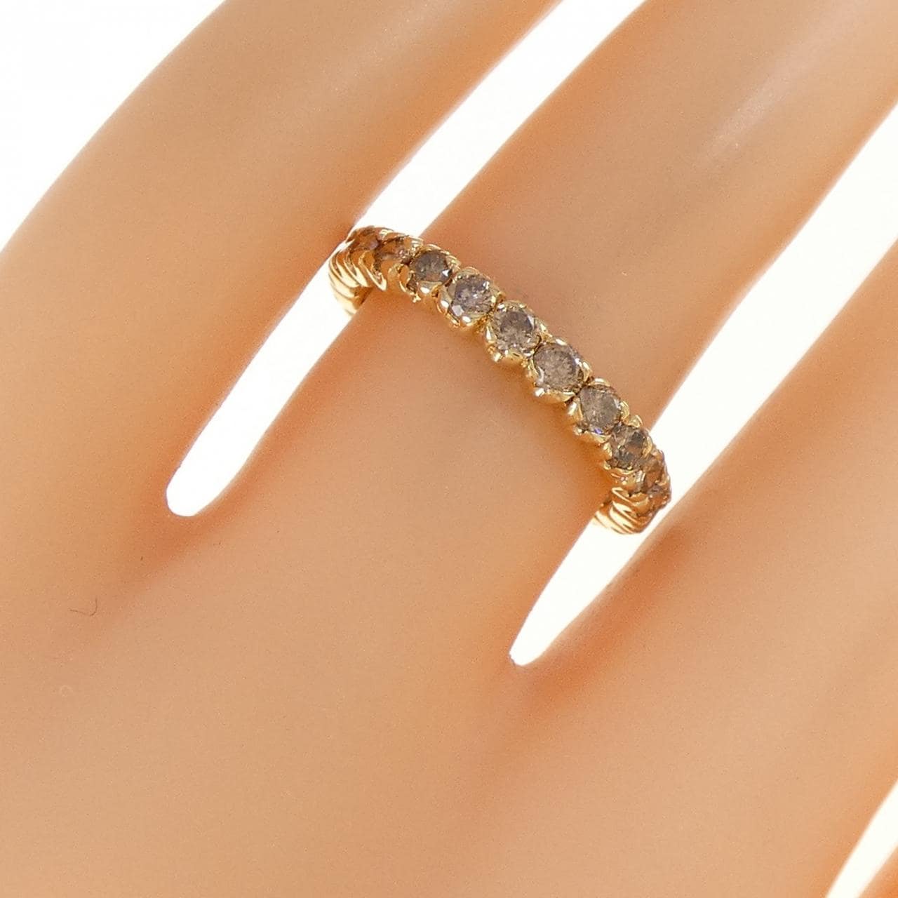 K18YG ダイヤモンド リング 1.0CT