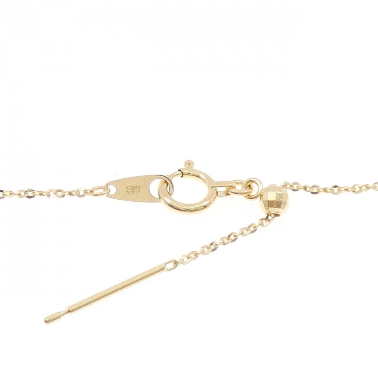 K18YG スター×ムーン ルチルクオーツ ネックレス