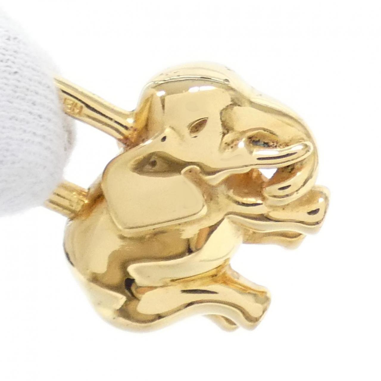 エルメス ELEPHANT カデナ 013248CA キーホルダー