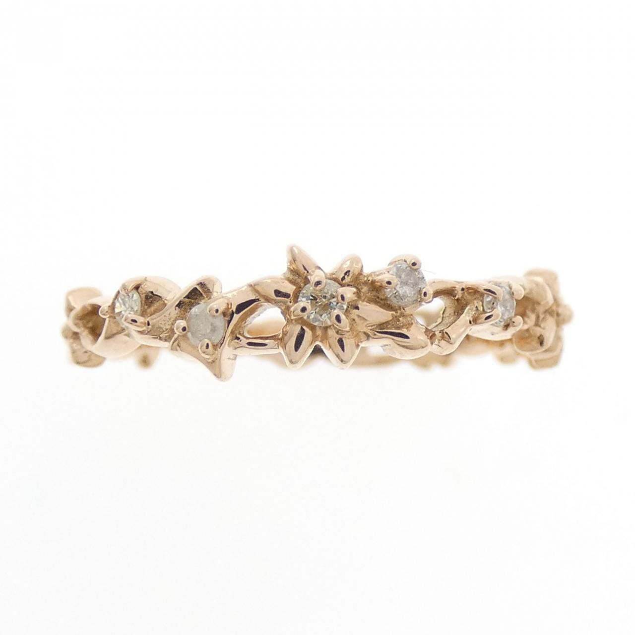 アガット ダイヤモンド リング 0.05CT