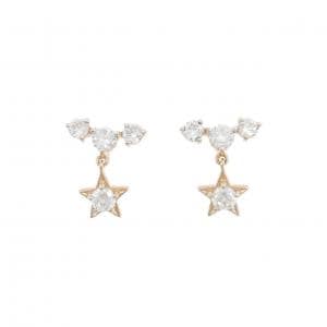 585PG スター キュービック ピアス