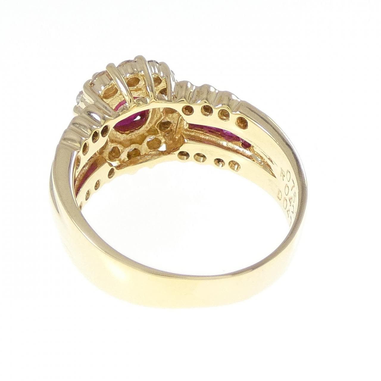 K18YG ルビー リング 1.17CT