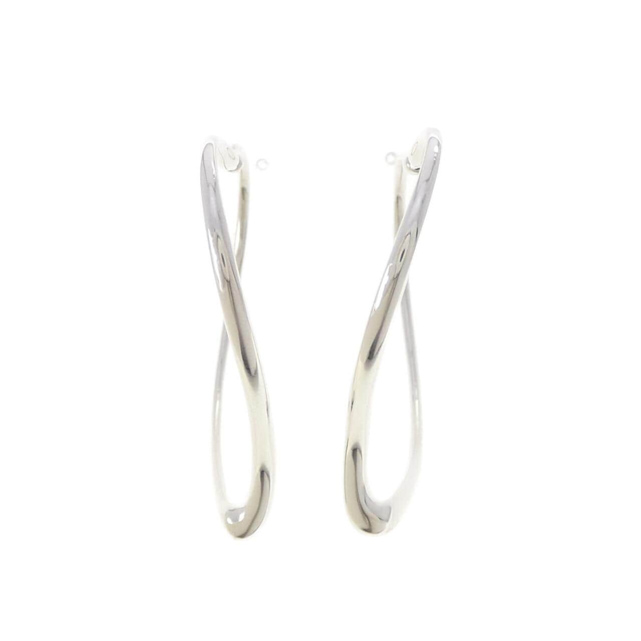 ティファニー オープン ハート フープ ピアス