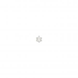 PT900 ソリティア ダイヤモンド ピアス 0.15CT 片耳