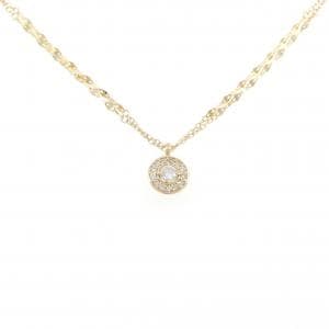 K18YG ダイヤモンド ネックレス 0.14CT