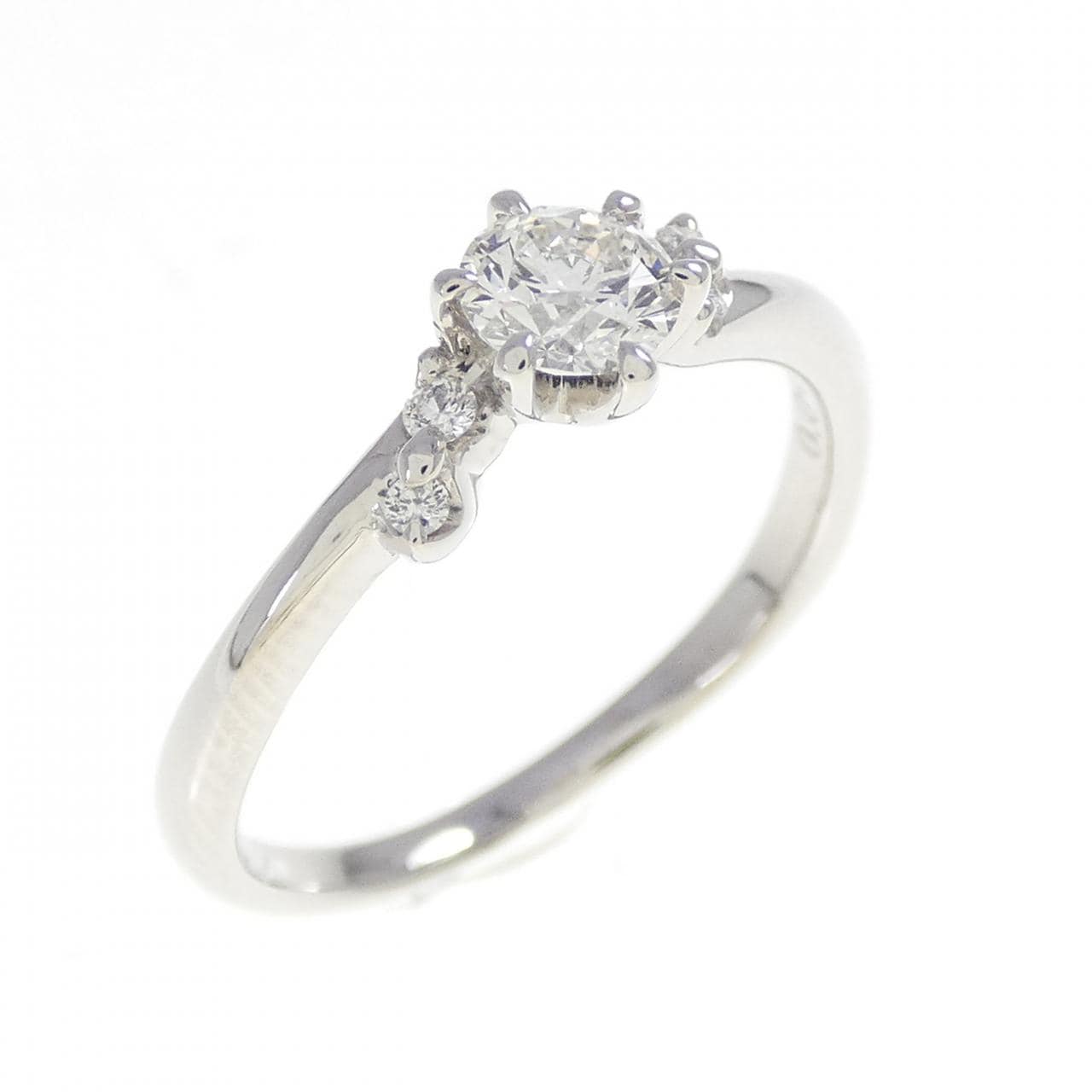 PT900 ダイヤモンド リング 0.269CT H SI1 3EXT H＆C