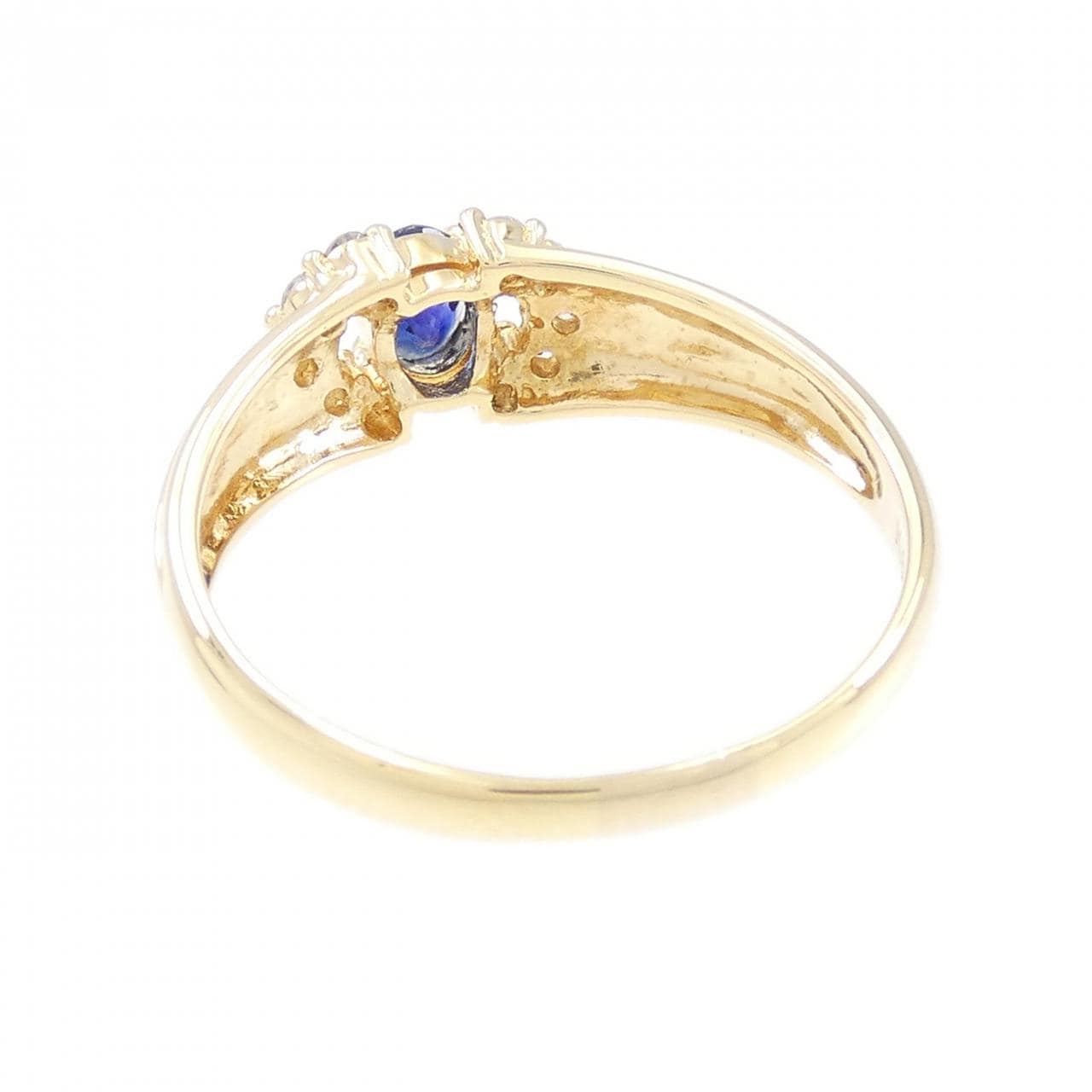 K18YG sapphire ring 0.36CT