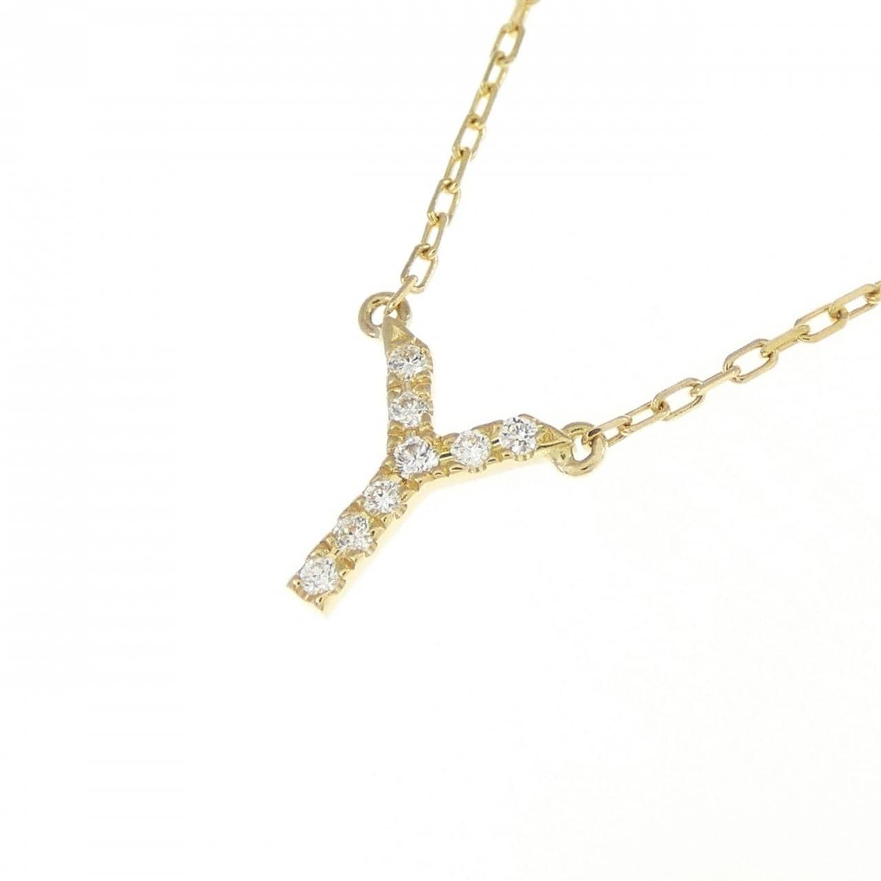 AHKAH首字母项链 0.03CT