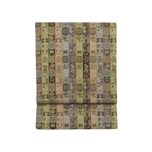 名古屋帯　龍村美術織物　開き名古屋　全通柄