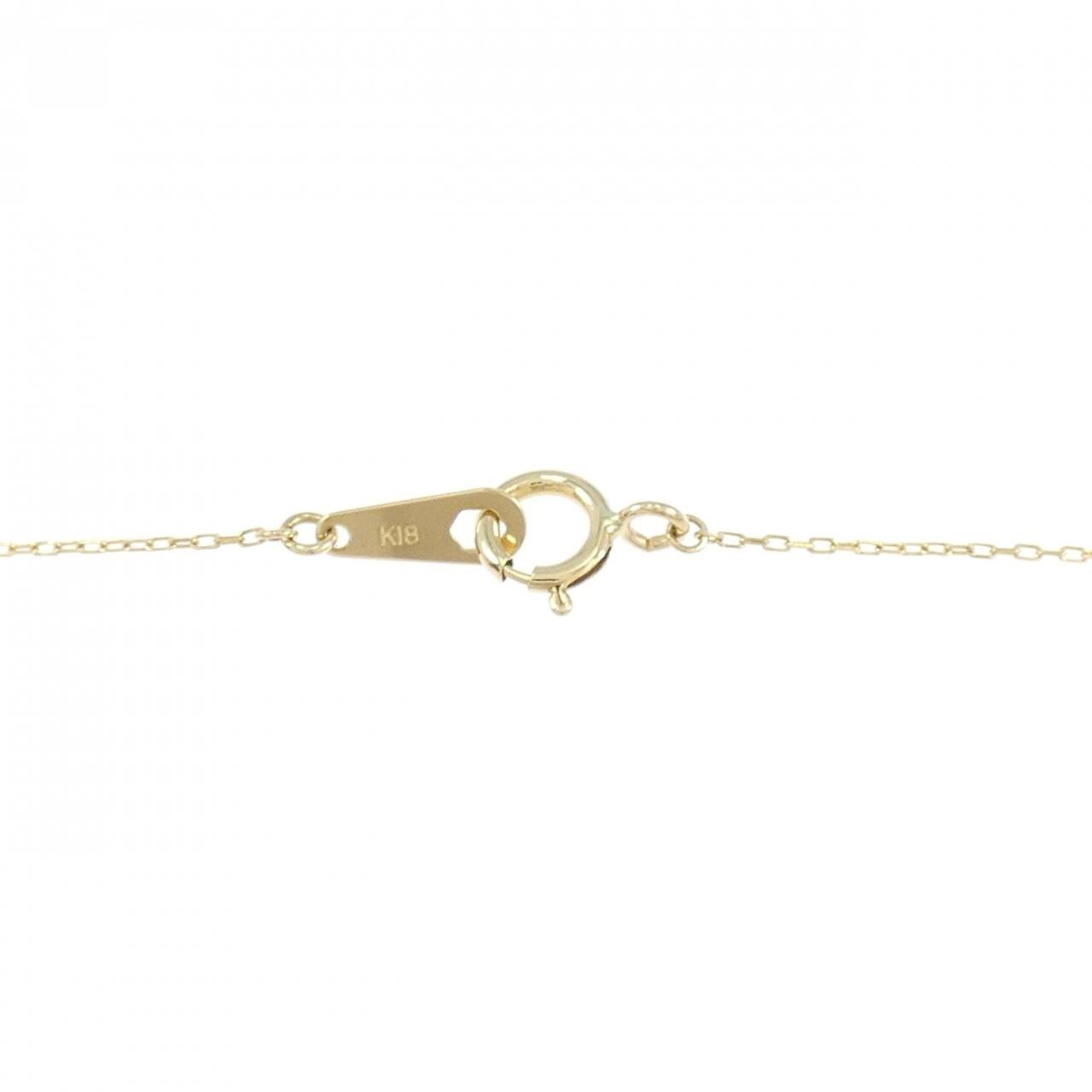 K18YG ダイヤモンド ネックレス 0.10CT