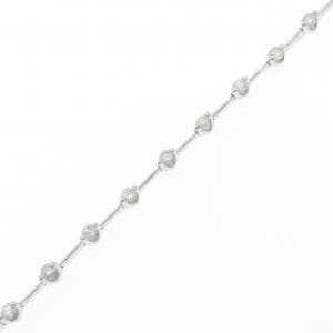 K18WG ダイヤモンド ブレスレット 1.00CT