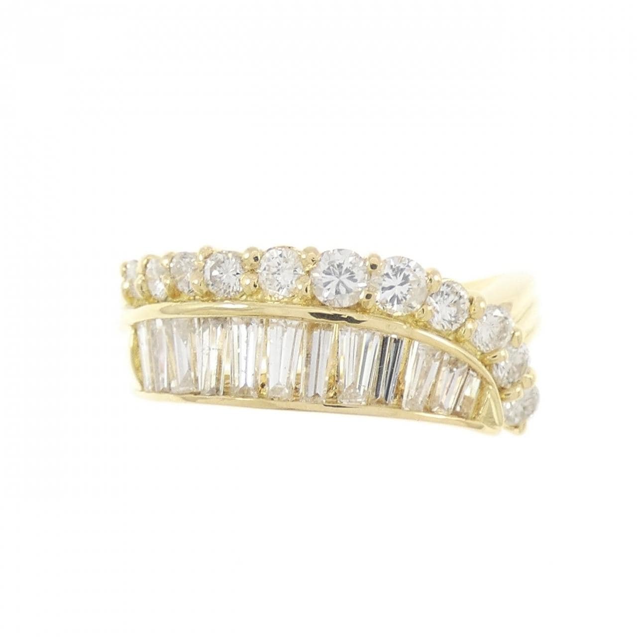 K18YG ダイヤモンド リング 1.01CT