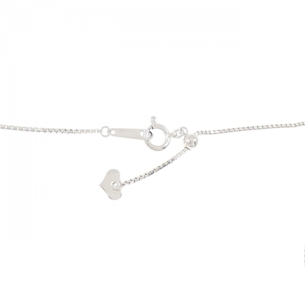 K18WG ルビー ネックレス 0.55CT