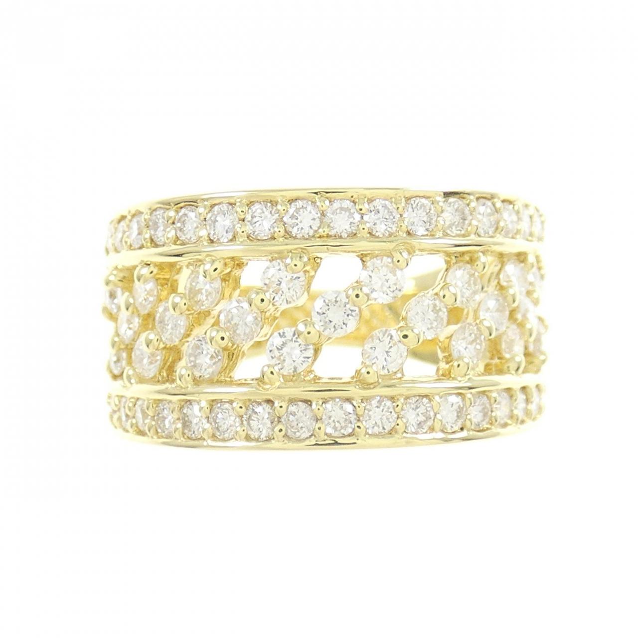 K18YG ダイヤモンド リング 1.00CT