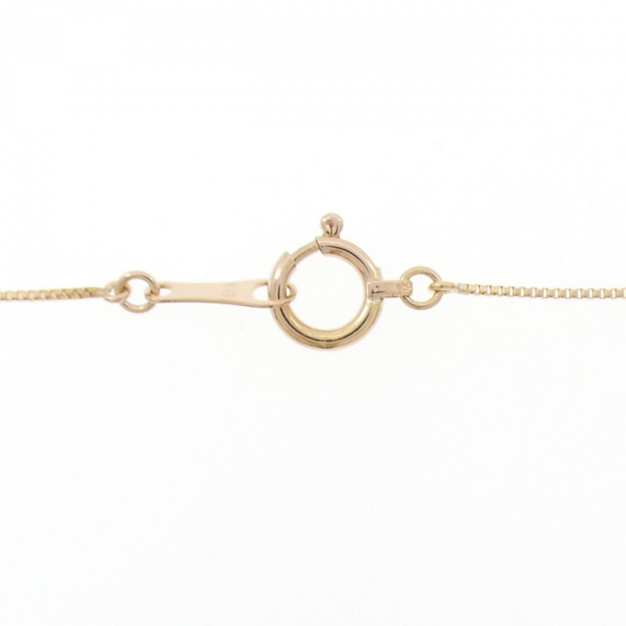 K18PG クロス ダイヤモンド ネックレス 0.21CT