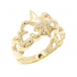 【新品】K18YG ダイヤモンド リング 0.02CT