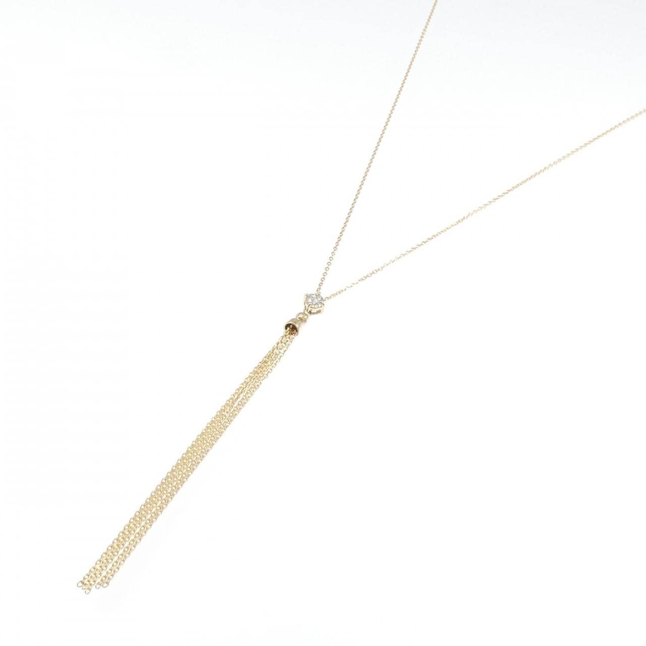 K18YG ダイヤモンド ネックレス 0.20CT