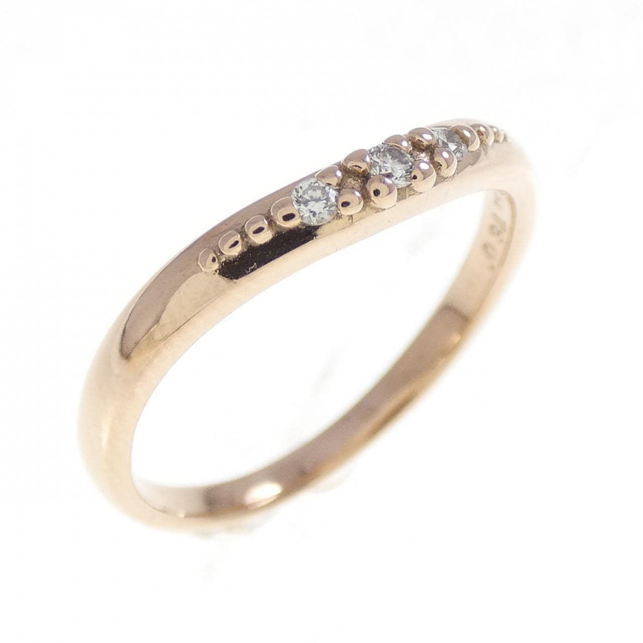 K18PG ダイヤモンド リング 0.034CT