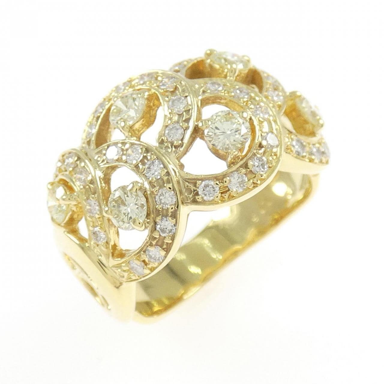 K18YG ダイヤモンド リング 1.15CT