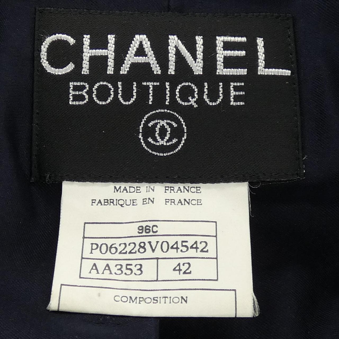 【ヴィンテージ】シャネル CHANEL P06228V04542 96C セットアップ