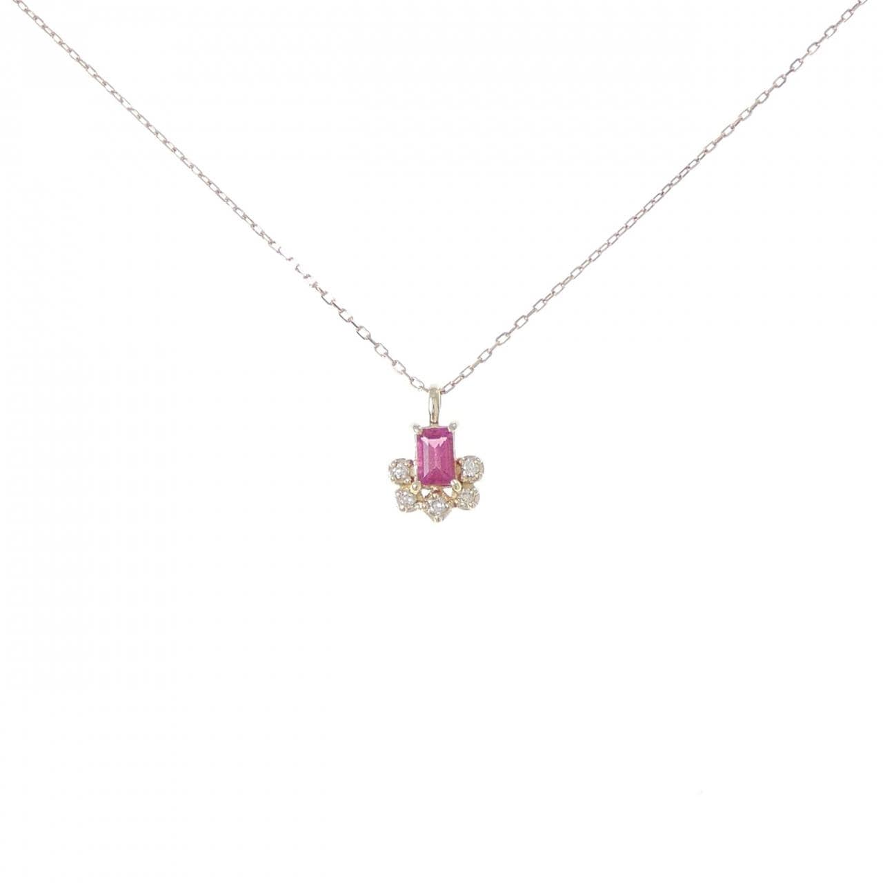 K10YG トルマリン ネックレス