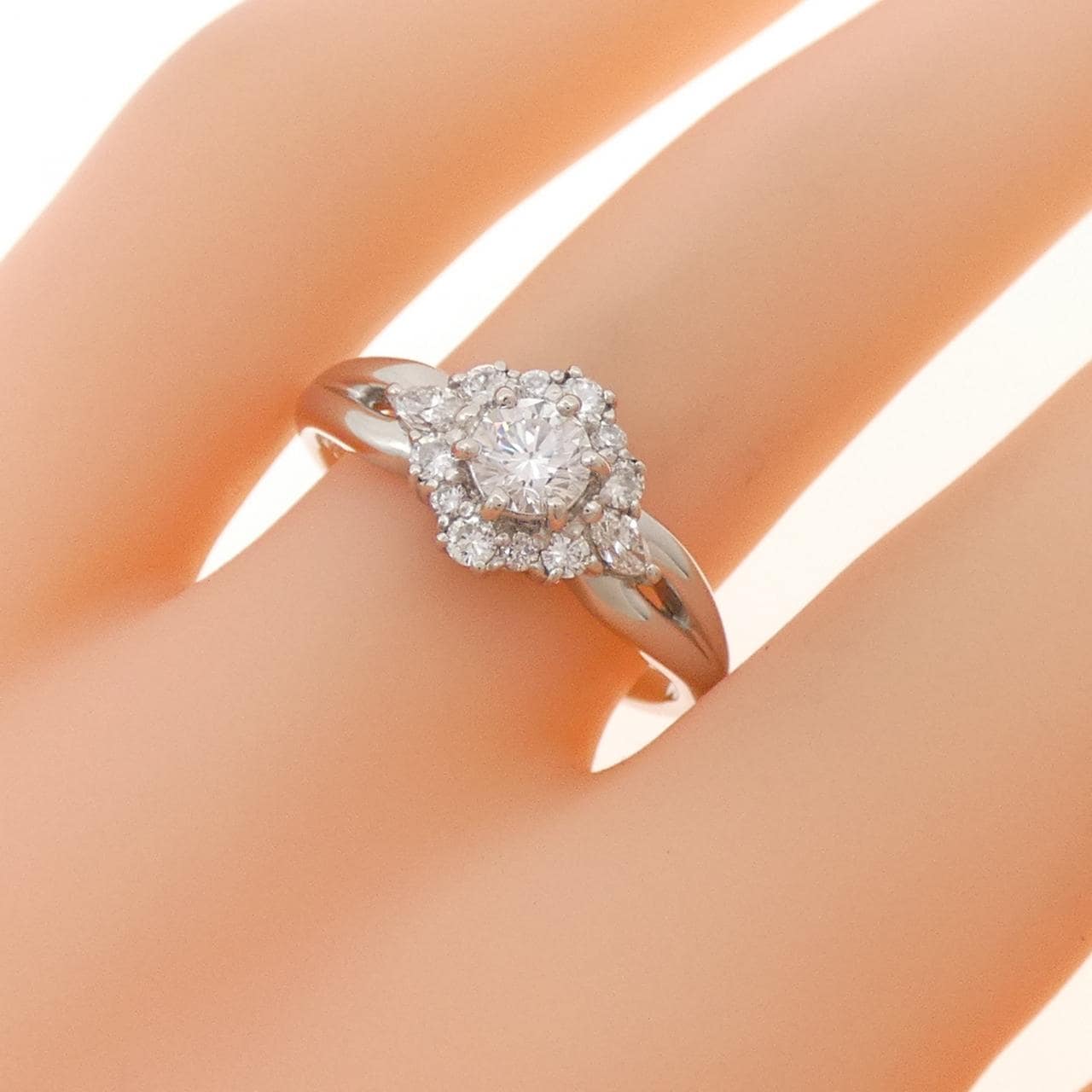 PT900 ダイヤモンド リング 0.27CT