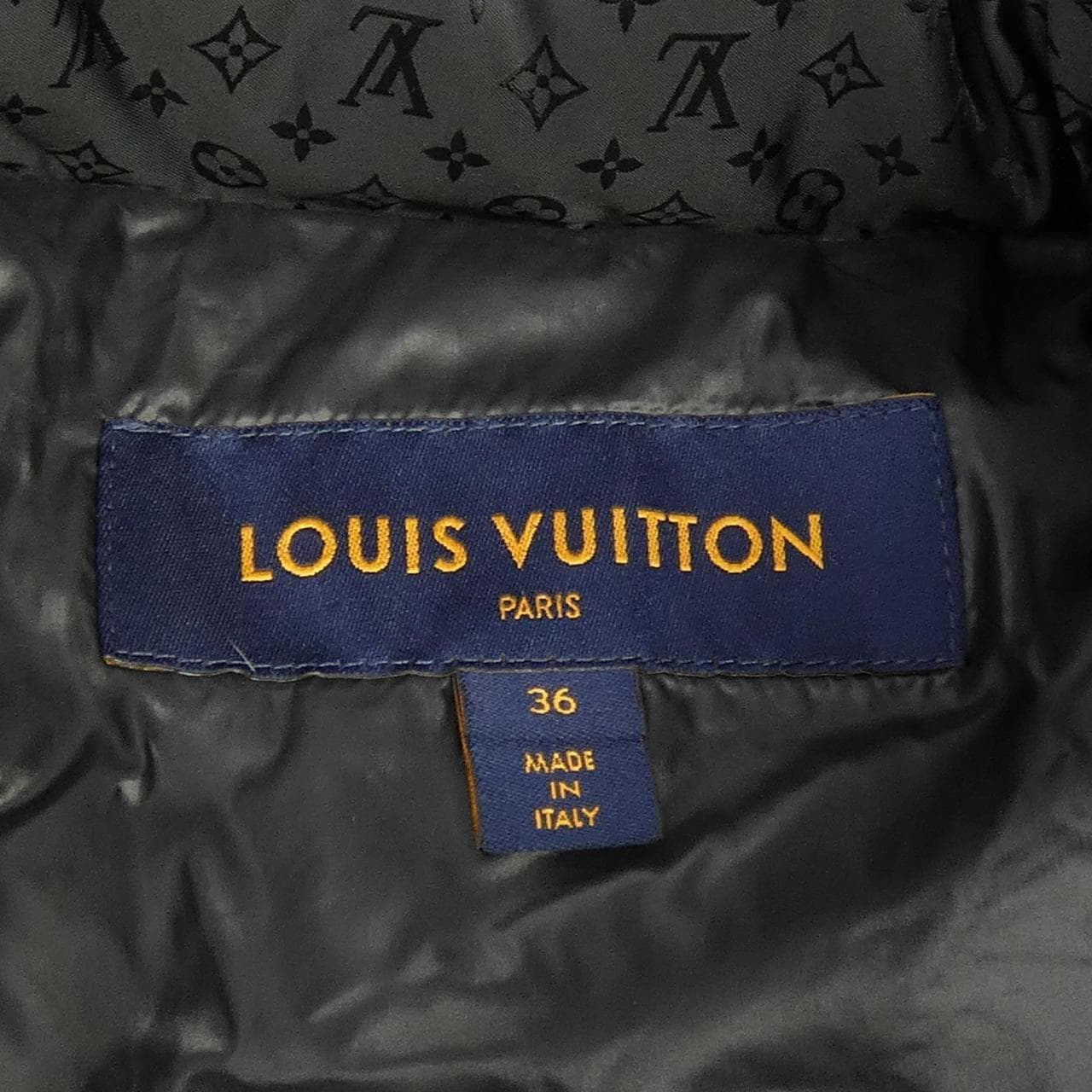 ルイヴィトン LOUIS VUITTON モノグラムスラップスリーブオーバーサイズ FJOW09VUM ダウンコート