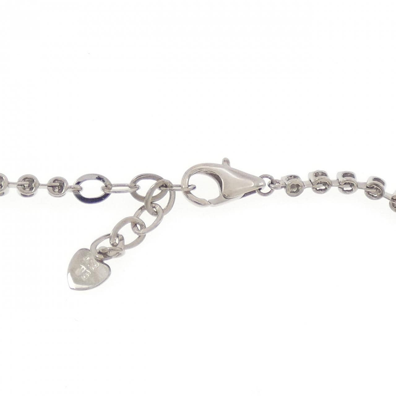 K18WG ダイヤモンド ブレスレット 1.00CT