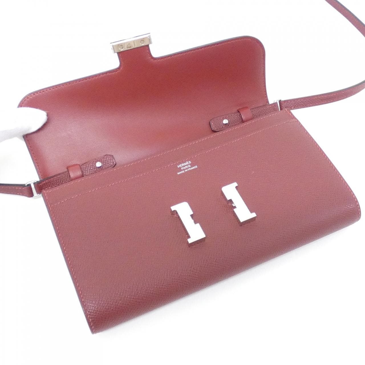 エルメス CORDAGE コンスタンス ロング トゥー ゴー 085822CK ショルダーウォレット