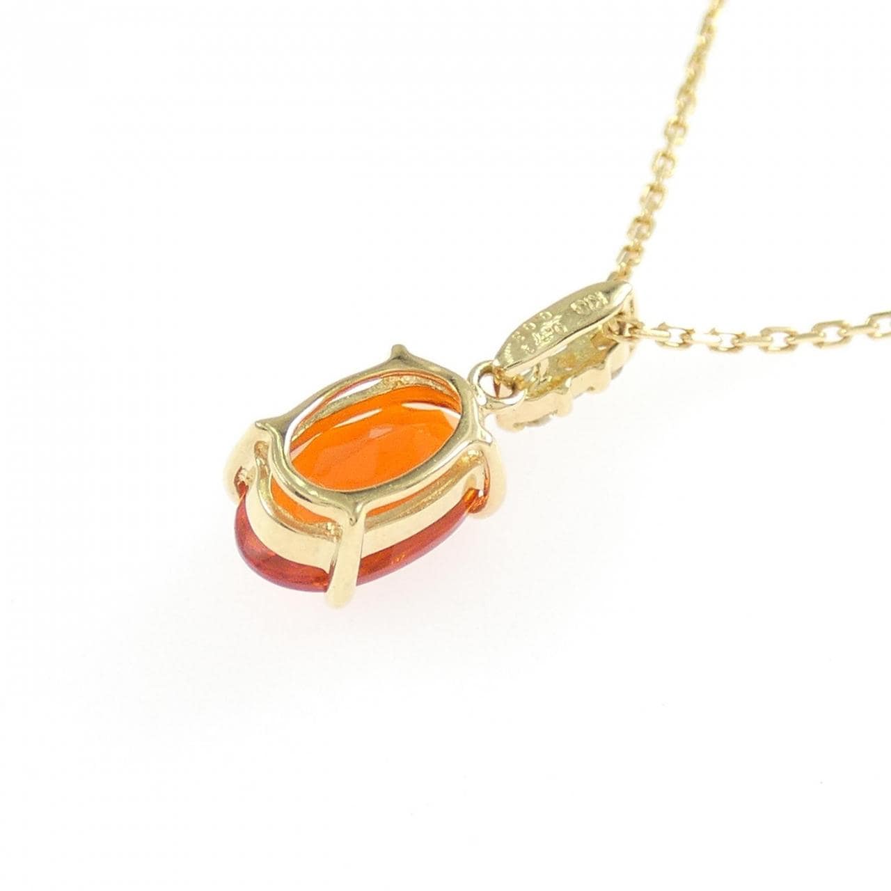 K18YG オパール ネックレス 0.71CT
